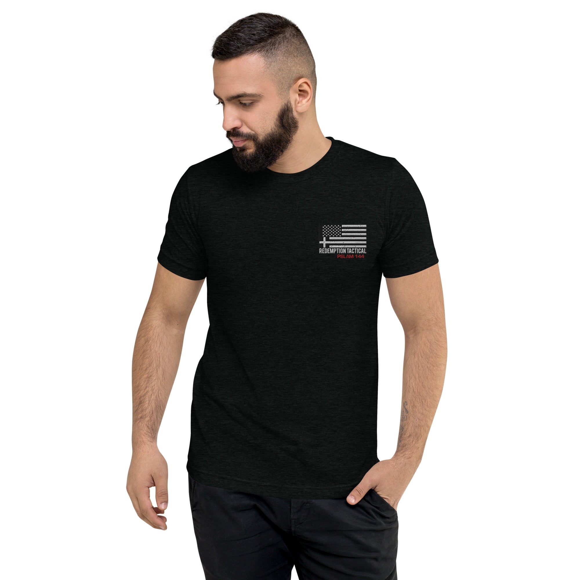Redemption Tactical To The Cross Premium Tri-Blend Tee