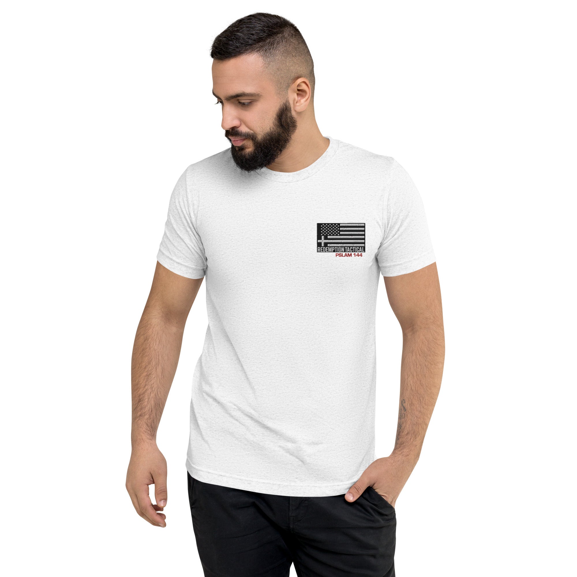 Redemption Tactical To The Cross Premium Tri-Blend Tee