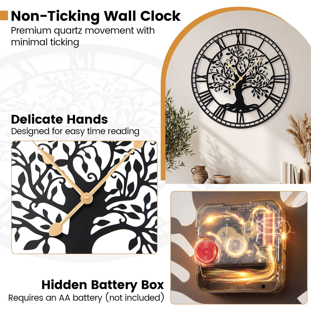 Tree of Life Wall Clock