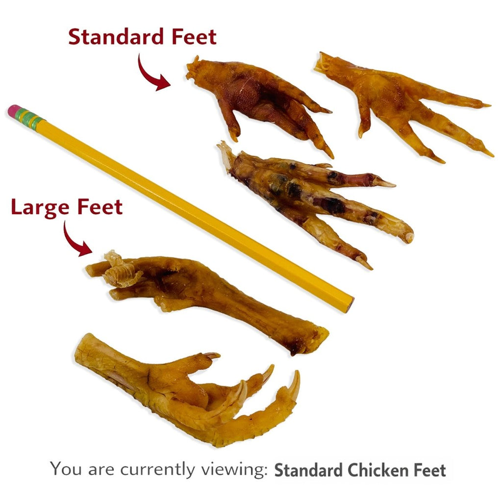 Chicken Feet Dog Treats - 25 Count