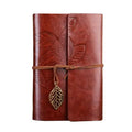 Leaf Embossed Leather Journal