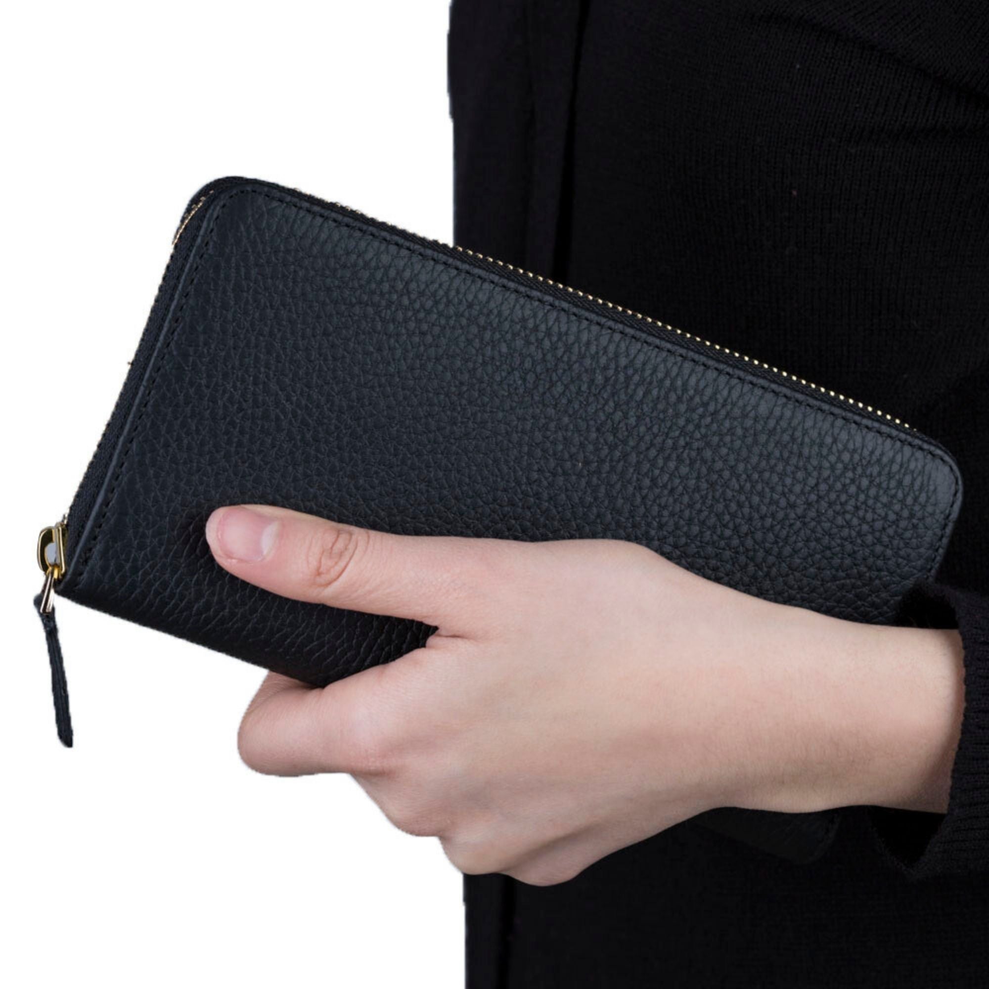 Westminster Handmade Full-Grain Leather Zippered Ladies Handbag