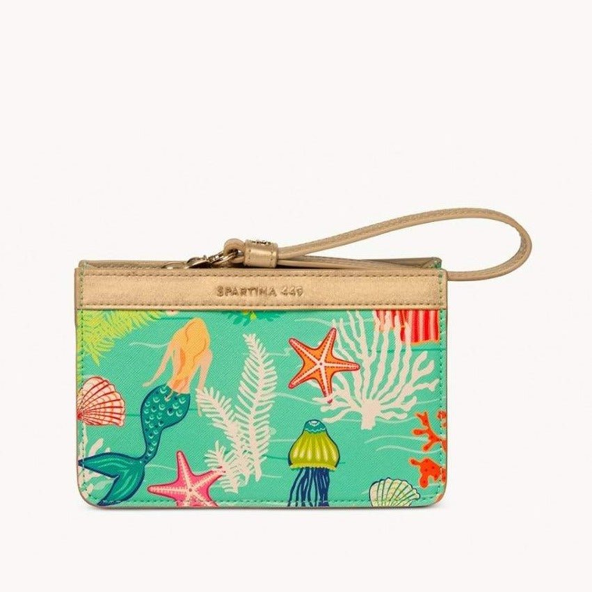 Golden Mermaid Wristlet