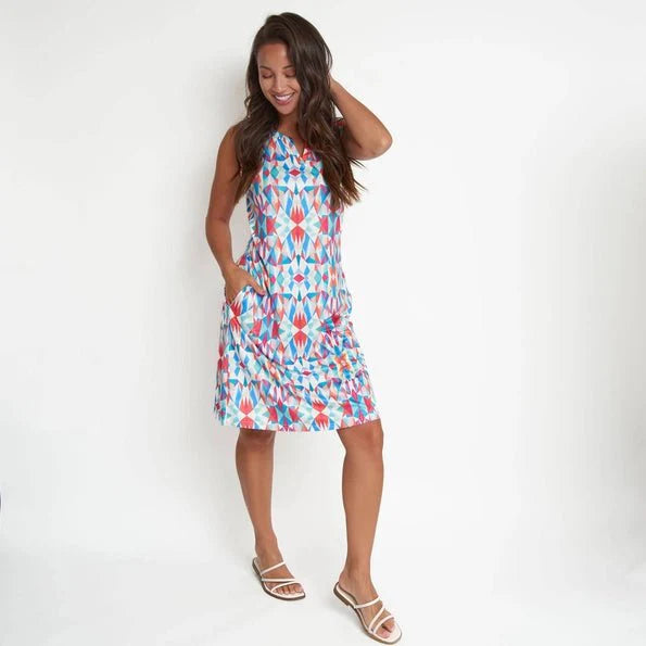 Zoey Quick Dry Sleeveless Shift Dress