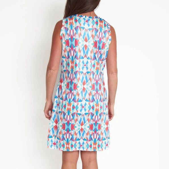 Zoey Quick Dry Sleeveless Shift Dress