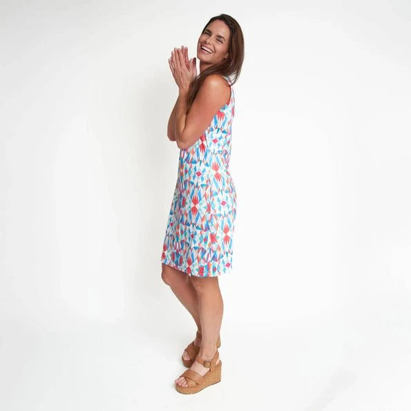 Zoey Quick Dry Sleeveless Shift Dress